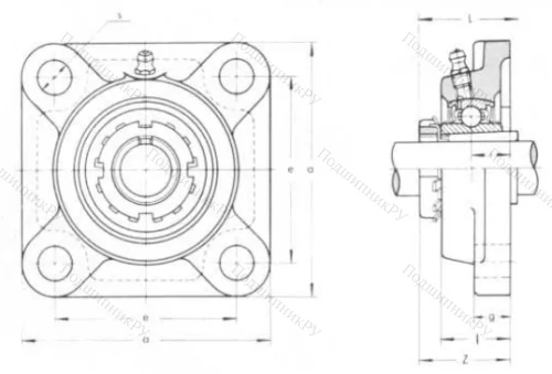 Подшипниковый узел UKF 217 в Владивостоке
