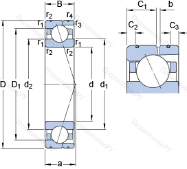 Подшипник 7028 CD/P 4AL в Владивостоке