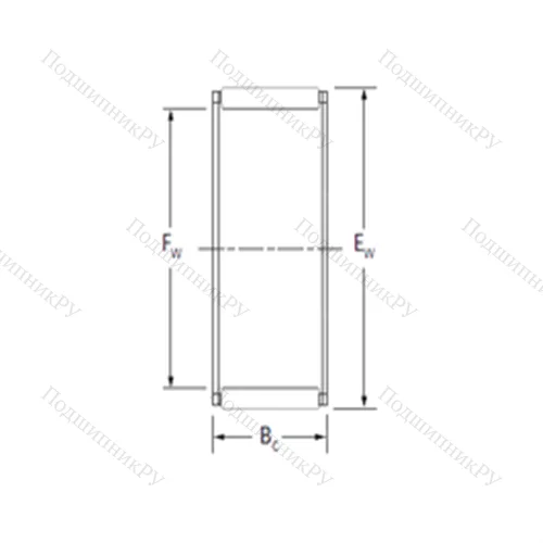 Подшипник игольчатый радиальный RF 283227