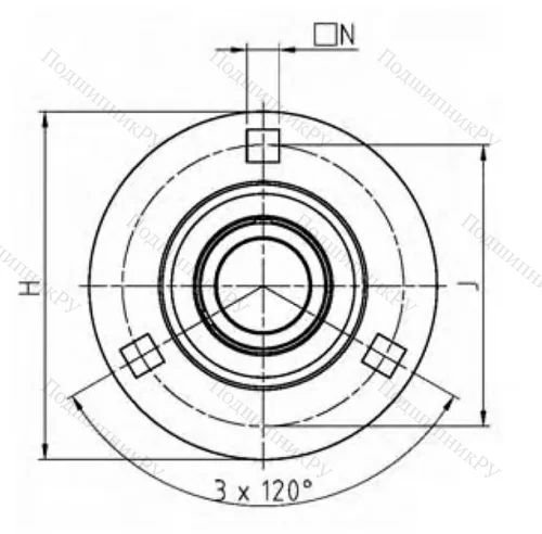 Подшипниковый узел ESPF 207 CN в Владивостоке