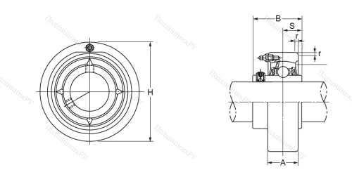Подшипниковый узел UCC 210 в Владивостоке