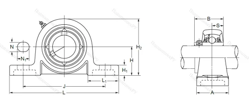Подшипниковый узел UCP 322 в Владивостоке