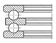 Модификация подшипника 6-38209Ю1Т размер 35/45x73x37