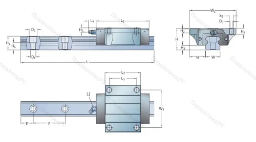 Каретка LLTHC 15 A T 1 P 5 в Владивостоке