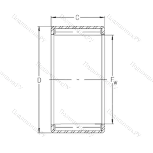 Подшипник игольчатый радиальный SN 128