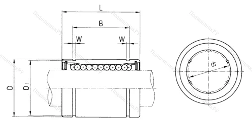 Подшипник LM 25 UU в Владивостоке