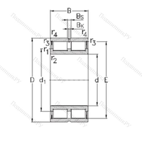 Подшипник роликовый радиальный NNCL 4926-V