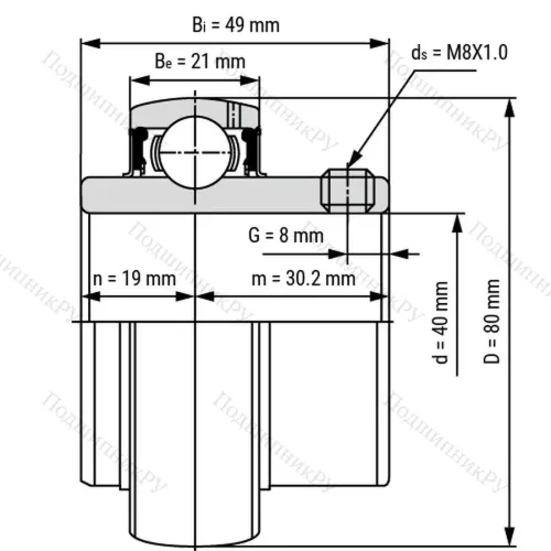 Подшипник MUC 208 V (ASAHI) в Владивостоке