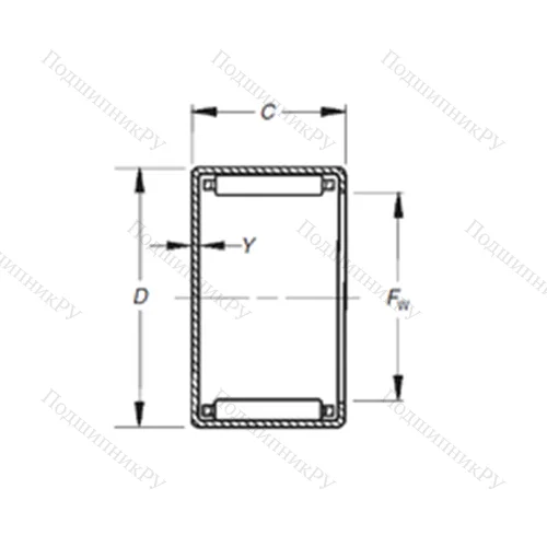 Подшипник игольчатый радиальный MJH-13121
