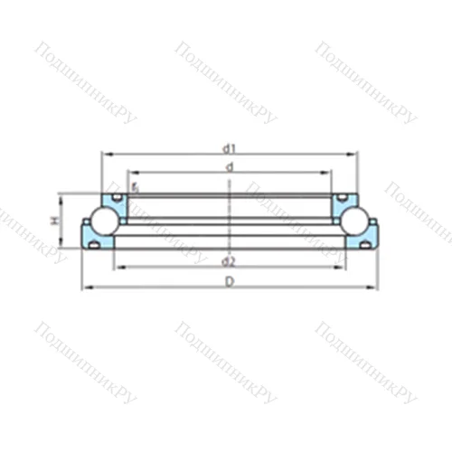 Подшипник шариковый радиально-упорный  212-312