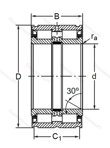 Двухрядный роликовый подшипник SL 04 5006 PP 2NR в Владивостоке