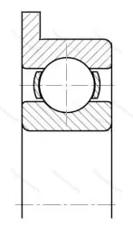 Модификация подшипника 5-840154Ю4Т 