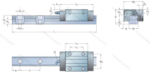 Каретка LLTHC 25 R-T 1 P 3 (M/P 010713) в Владивостоке