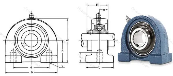Подшипниковый узел UCPA 205