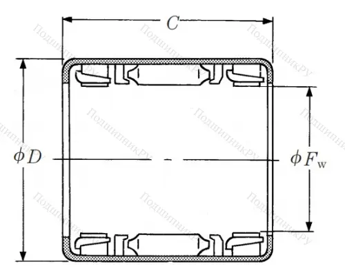 Подшипник обгонной муфты обгонная муфта FCB 20 в Владивостоке
