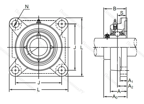 Подшипниковый узел MUCF 206 в Владивостоке