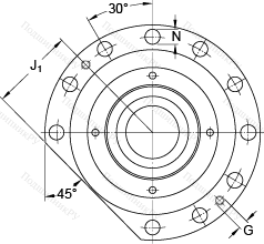 Подшипник FBSA 210 A/QBC