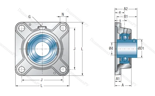 Подшипниковый узел UCFE 205 в Владивостоке