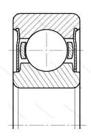 Модификация подшипника 6-80203ЮС21 размер 17x40x12