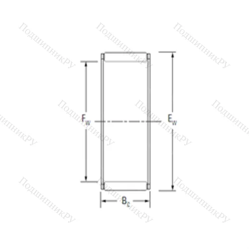 Подшипник игольчатый радиальный K 7X 11X 15TN