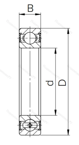 Шариковый однорядный подшипник  70-180312 (6312 2RSC 3) в Владивостоке