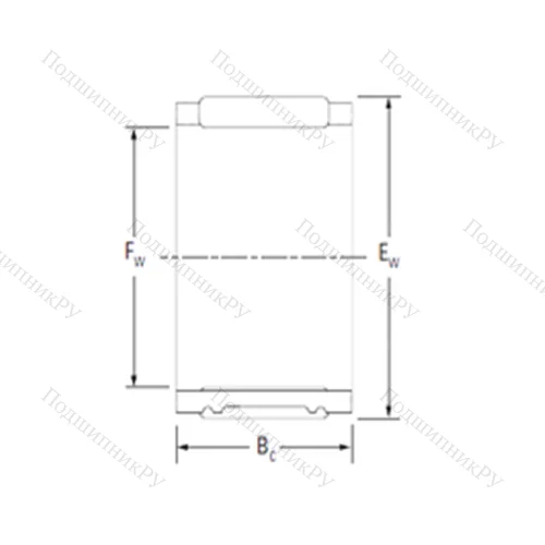 Подшипник игольчатый радиальный RS 242813-1