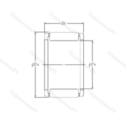 Подшипник игольчатый радиальный PK 31?41?21.4X