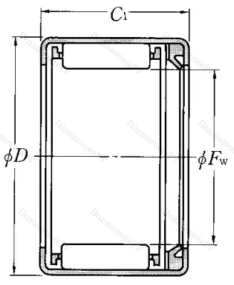 Игольчатый подшипник HK 1214 L