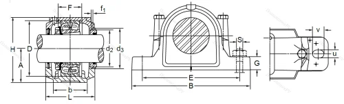 Подшипниковый корпус SNL 511-609 (SNK 511-609) в Владивостоке