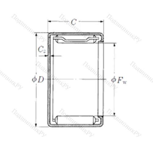 Подшипник игольчатый радиальный MFJL-820L