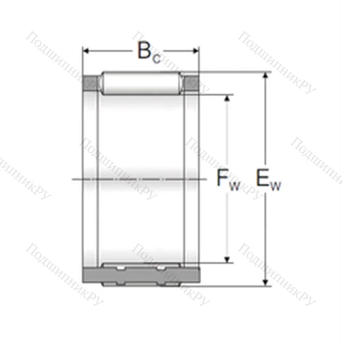 Подшипник игольчатый радиальный K 25X 31X 18,7