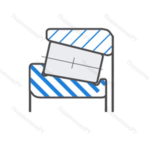 Подшипник роликовый радиально-упорный EC 0-CR-08B 59STPX 1V 2 от производителя  NTN