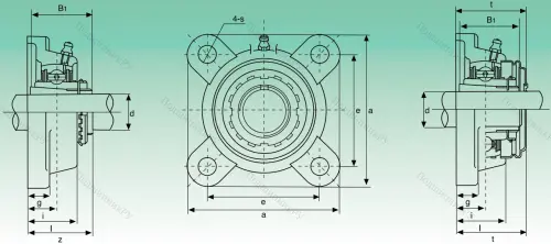 Подшипниковый узел UKF 207 в Владивостоке
