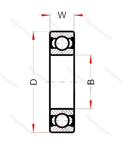 Высокотемпературный подшипник 6309 BHTS ZZ C 4 220°-250° (BECO)