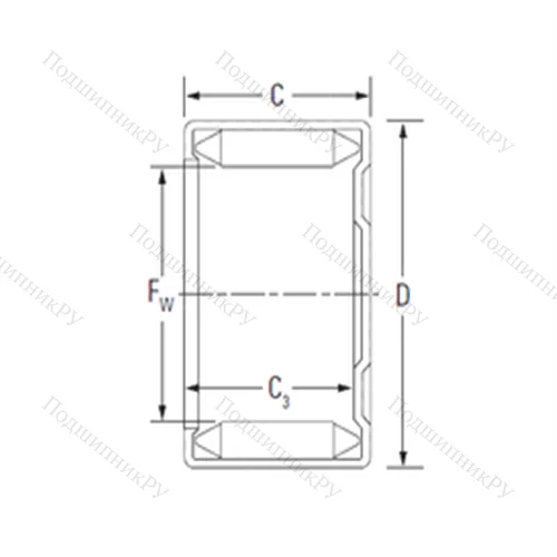 Подшипник игольчатый радиальный DLF 12 10 от производителя  KOYO
