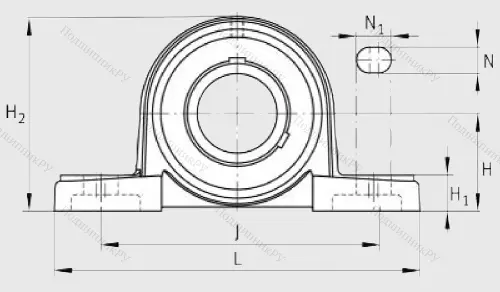 Подшипниковый узел UCP 207 J 7 в Владивостоке