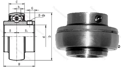 Корпусный подшипник UC 203 в Владивостоке
