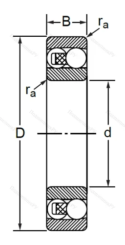 Двухрядный шариковый подшипник 1313 в Владивостоке