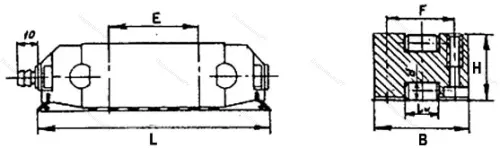 Модификация подшипника 2226М размер 130x230x40 ГОСТ 520-89