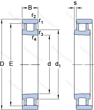 Подшипник N 1012 KPHA/HC 5SP