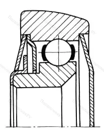Модификация подшипника 260905К размер 25x125x34/36,5 от производителя  ГПЗ-14
