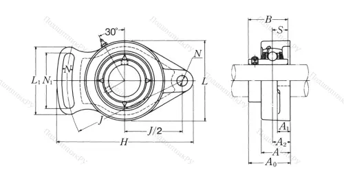 Подшипниковый узел UCFA 210 NSK в Владивостоке