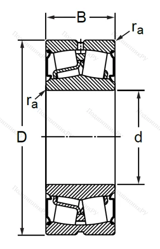 Сферический роликовый подшипник BS 2-2212 2CS (BS 2-2212 2CS) в Владивостоке
