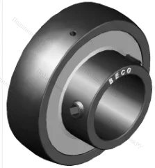 Высокотемпературный корпусной подшипник UC 208 BHTS ZZ GR CG 350° BECO в Владивостоке