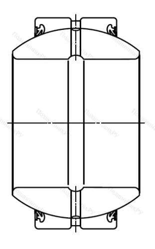 Шарнирный подшипник GEH 40 ES 2RS в Владивостоке