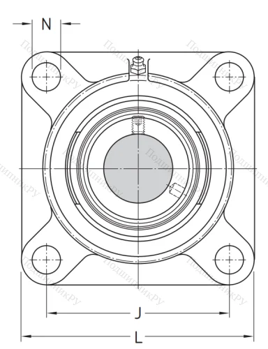 Подшипниковый корпус FY 510 M в Владивостоке