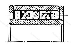 Модификация подшипника 20-6462126У размер 130x200x125 от производителя  ГПЗ-1