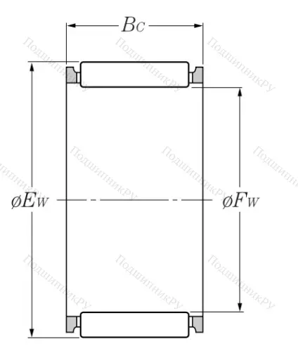 Подшипник K 12x15x13 V 1 JP (NTN) в Владивостоке