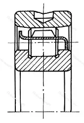 Модификация подшипника 2В0-402311К1М 