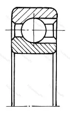 Модификация подшипника 6-970711У размер 55x90x10